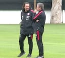 Así fue la jornada de Pizzi en el entrenamiento chileno
