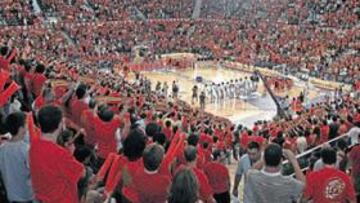 <b>AMBIENTAZO. </b>En las gradas del Telefónica Arena se espera la misma respuesta y el mismo apoyo a la Selección que tuvo en Sevilla. Madrid se volcará con España.