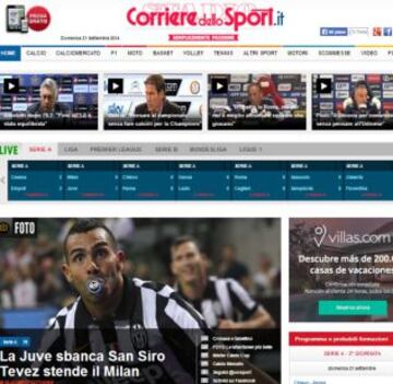 Portadas de la prensa extranjera