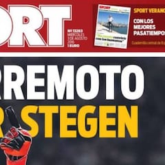 Prensa de Cataluña: es la guerra en la portería del Barça