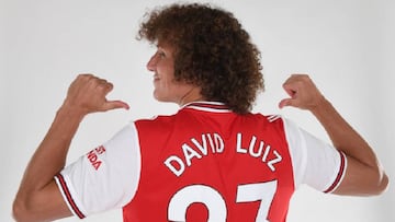 David Luiz, jugador del Arsenal