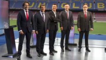 Freixa, Laporta, Bartomeu y Benedito