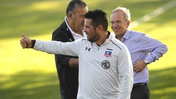 El nuevo entrenador de Colo Colo Hector Tapia. 