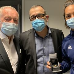 El Lyon, a lo NBA: Aulas regaló un anillo a sus jugadoras tras las siete Champions