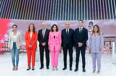 Los candidatos de cada partido a la Comunidad de Madrid para las elecciones del 28M