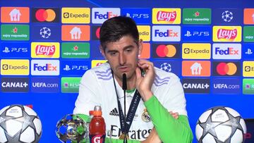 Rueda de prensa de Courtois