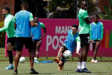 Imágenes del entrenamiento de Atlético Nacional previo al clásico con Independiente Medellín.