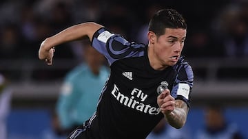 James Rodríguez con excelentes números a pesar de no ser protagonista del equipo de Zidane.