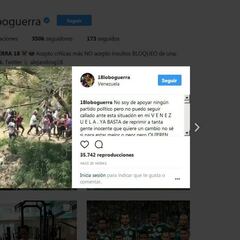 Lobo Guerra: "No puedo callarme ante la situación de Venezuela"