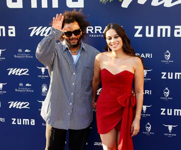 Marcelo junto a su mujer Clarice Alves.