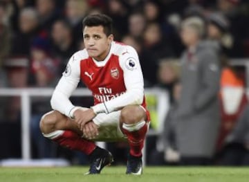 AND01 LONDRES (REINO UNIDO), 26/12/2016.- Alexis Sánchez, del Arsenal, durante el partido de la Premier League entre el Arsenal y el West Bromwich Albion en el estadio Emirates de Londres, Reino Unido, hoy, 26 de diciembre de 2016.