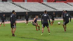 River se entrenó y está listo para recibir a Palestino