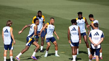 Entrenamiento del Real Madrid