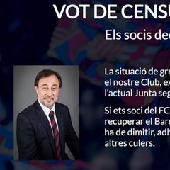 Benedito activa una moción de censura contra Bartomeu