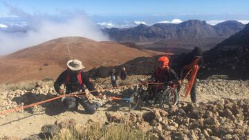 Una noche bajo cero en El Teide con el equipo de Hassen-Bey