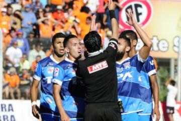 Fecha 9 01-03-2015 Cobreloa-San Marcos 1-0: Expulsado Augusto Barrios a los 90+2&#039; en los arique&ntilde;os, por el penal sancionado. No existi&oacute; falta del defensa. Arbitro: Enrique Osses.