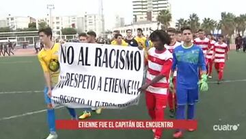 Cádiz se une contra el racismo en apoyo al juvenil Etienne