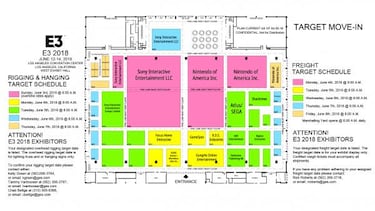 Muestran los planos definitivos del E3 2018