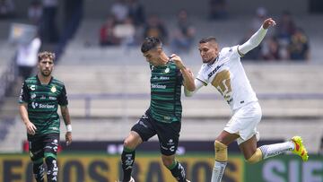 during the game Pumas UNAM vs Santos, corresponding Round 10 the Torneo Apertura 2022 of the Liga BBVA MX at Olimpico Universitario Stadium, on August 21, 2022.
<br><br>
durante el partido Pumas UNAM vs Santos, correspondiente a la Jornada 10 del Torneo Apertura 2022 de la Liga BBVA MX en el Estadio Olimpico Universitario, el 21 de Agosto de 2022.