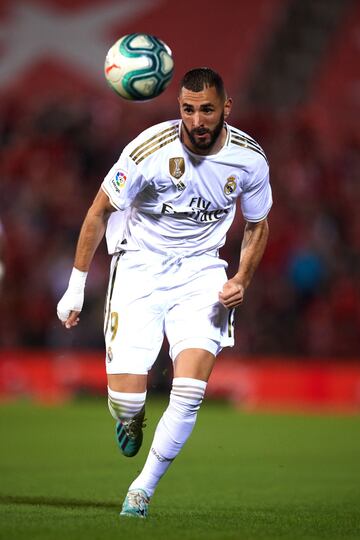 Karim Benzema jugador del Real Madrid. LaLiga, Espa?㊣a.