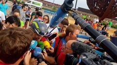 Rojas: "Salió rana medirme con el mejor sprinter de la carrera"