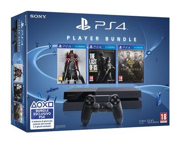 Pack PS4 con The Order: 1886, Bloodborne y The Last of Us
