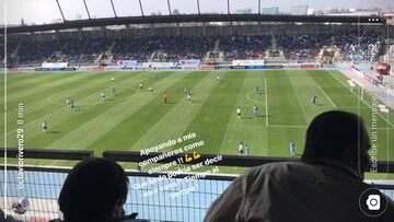 El curioso mensaje de Rivero durante el duelo de Colo Colo