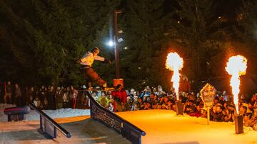 Jaime Castro competes during the Red Bull Night Rider in El Tarter, Andorra, on February 15 2025. // Gianfranco Tripodo / Red Bull Content Pool // SI202502160024 // Usage for editorial use only //