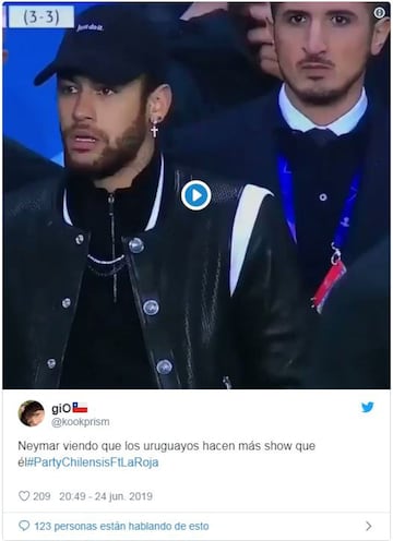 Los memes que dejó la derrota de Chile ante Uruguay en Copa América