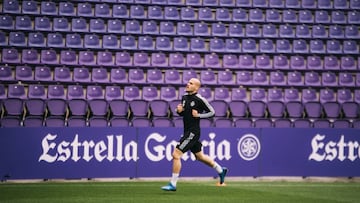 Sandro Ramírez, jugador del Real Valladolid, está muy motivado para volver a la competición.
