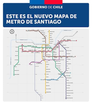 Mapa del Metro de Santiago tras extensión de la Línea 2: nuevas estaciones y qué comunas beneficia