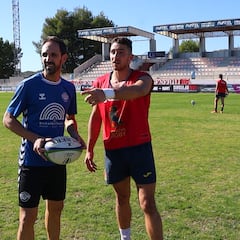 Juanfran Torres entrena con la Selección española de rugby