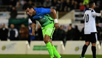 Jeison Murillo marcó dos goles en partido amistoso en territorio español