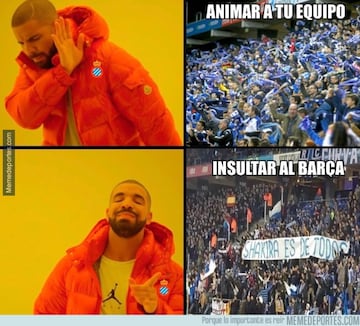 Los memes más divertidos del Espanyol-Barcelona