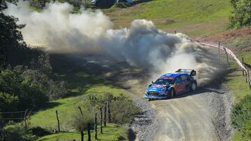 El ganador de la accidentada primera jornada del Mundial de Rally en Chile