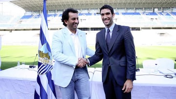 Fernando Sanz: "Tengo respeto al M¨¢laga, no a Al Thani"
