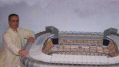 Una maqueta galáctica del Bernabéu en Gibraltar