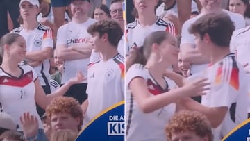 Public embarrassment moment: awkward kiss cam moment goes viral - AS USA