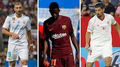 Lesionados y sancionados de la jornada 5 de Primera División
