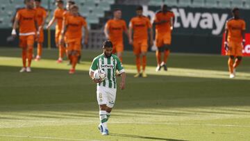 Fekir, ante el Valencia.