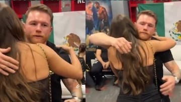 Así fue la reacción de Fernanda Gómez al abrazo entre Canelo y Sofía Vergara que se ha viralizado en redes
