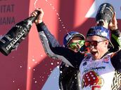 Márquez campeón con victoria de Pedrosa y caída de Dovizioso