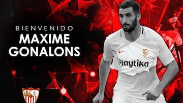 Maxime Gonalons, jugador del Sevilla. 