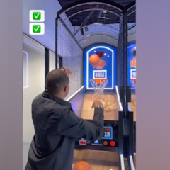 Mbappé va al Draft de la NBA, le ponen una prueba y sorprende haciendo esto...