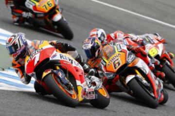 Hiroshi y Shuhei Aoyama. Estos hermanos japoneses compiten en el Moto GP y son sensación en su país. 