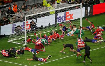 El Atlético de Madrid campeón de la Europa League por tercera vez. 