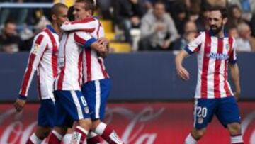 Griezmann: "El M¨¢laga puso mucha intensidad, no pudo ser"