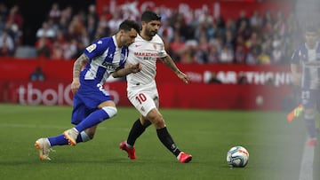 Banega, ante el Alav&eacute;s. 