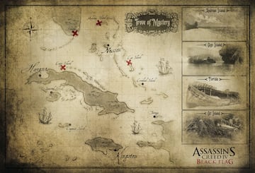 Mapa - Assassin&#039;s Creed IV: Black Flag (360)