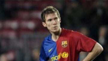 <b>TITULAR.</b> Después de disputar el partido ante el Shakhtar Donetsk, el bielorruso no ha podido entrenarse con el equipo por unas décimas de fiebre.